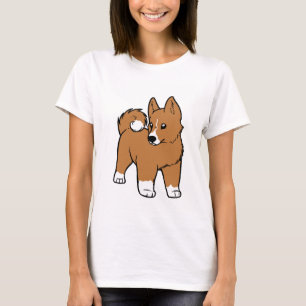 T-shirt dessin animé basenji