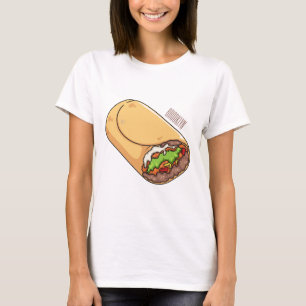 T-shirt dessin animé de Burrito