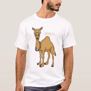 T-shirt Dessin animé de chameau heureux