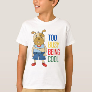 T-shirt Dessin animé de chiot adorable Chien mignon Tout-p