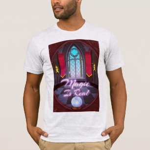 T-shirt Dessin animé de citation inspirante de magie réell