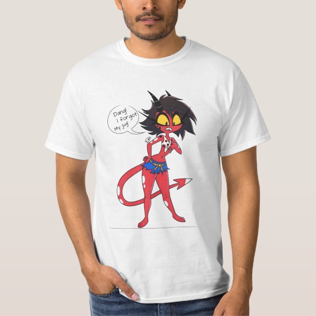 T-shirt dessin animé de millie helluva boss (Devant)