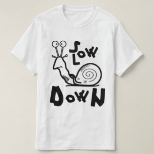T-shirt Dessin animé drôle de escargot cool