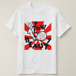 T-shirt Dessin animé drôle de l'escargot cool