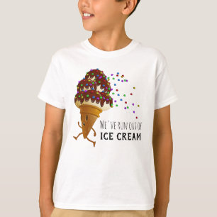 T-shirt Dessin animé drôle de manque de glace