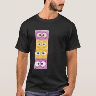 T-SHIRT DESSIN ANIMÉ JAUNE-LAVANDE POUR TEES