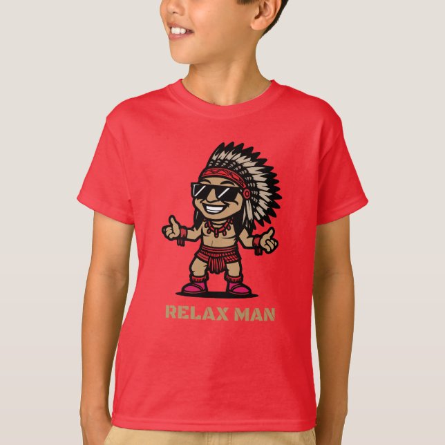 T-shirt dessin animé relax homme  (Devant)