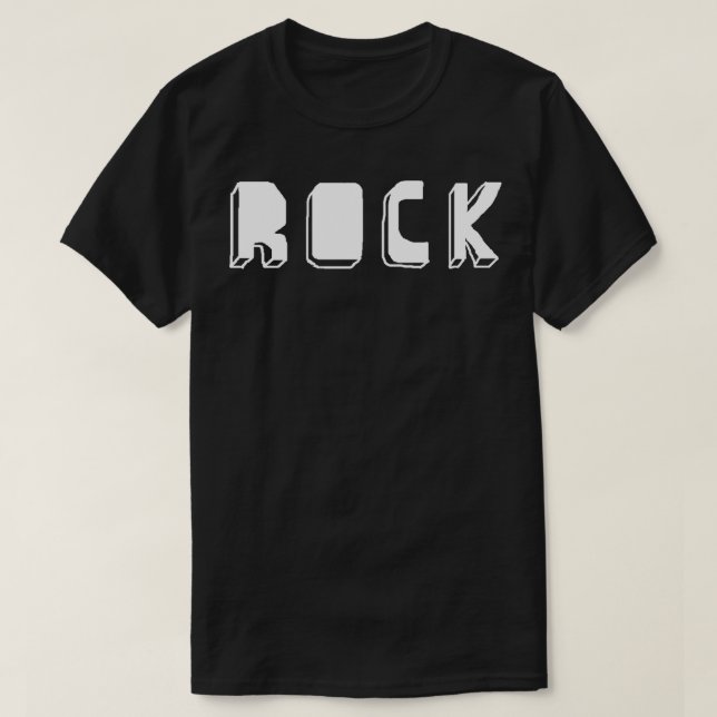 T-shirt dessin animé rock bold (Design devant)