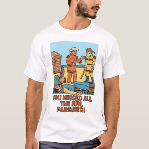 T-shirt Dessin animé western vintage