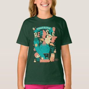 T-shirt Dessin Bêtes Fantastiques Avec Newt Scamander