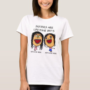 T-shirt Dessin BFF Sisters