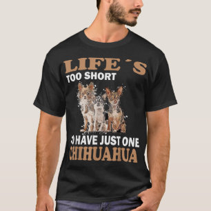 T-shirt Dessin Chihuahua amant Cute chiwawa petits chiens 
