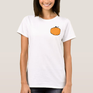 T-shirt Dessin Citrouille de la saison automnale