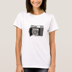 T-shirt Dessin d'art d'un photographe de caméra de 35 mm r
