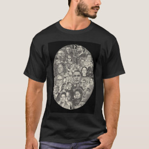 T-shirt Dessin de Barack Obama, de Michelle Obama et de