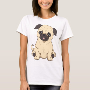 T-shirt Dessin de carlin par l'édition limitée de Pablo