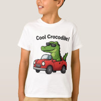 Dessin de crocodile cool dans les lunettes de sole