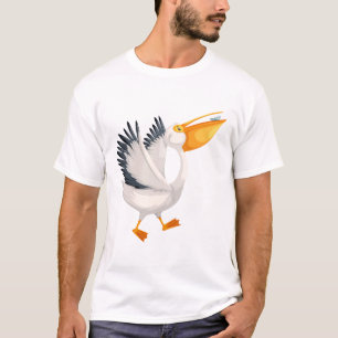 T-shirt Dessin de Cute pélican