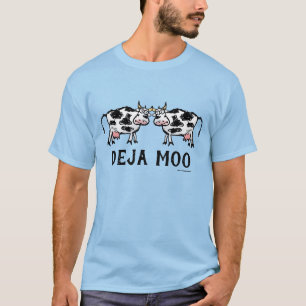 T-shirt Dessin de Deja Moo Funny Cow