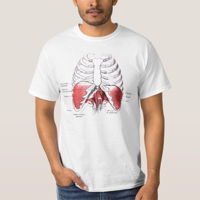 T-shirt Dessin de diaphragme (Devant)