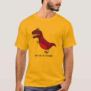 T-shirt Dessin de dinosaure violet drôle avec slogan