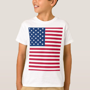 T-shirt Dessin de fierté du drapeau américain USA