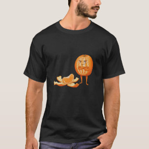 T-shirt Dessin de fruit d'art d'humour de clémentine drôle