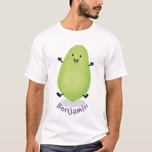 T-shirt dessin de la patte papaye de Cute kawaii