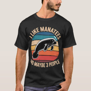 T-shirt Dessin de lamantin drôle pour hommes femmes vache