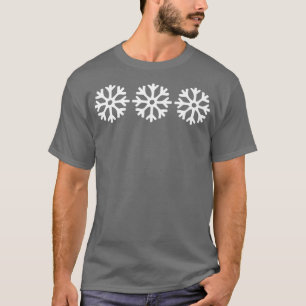 T-shirt Dessin de Noël tendance Snowflakes