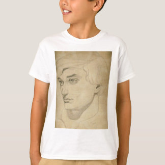 T-shirt dessin de Renaissance-style d'un jeune homme