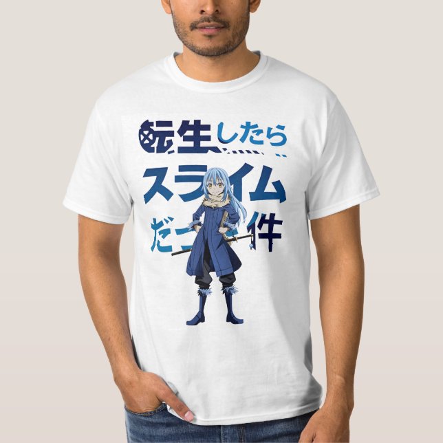 T-shirt dessin de rimuru (Devant)