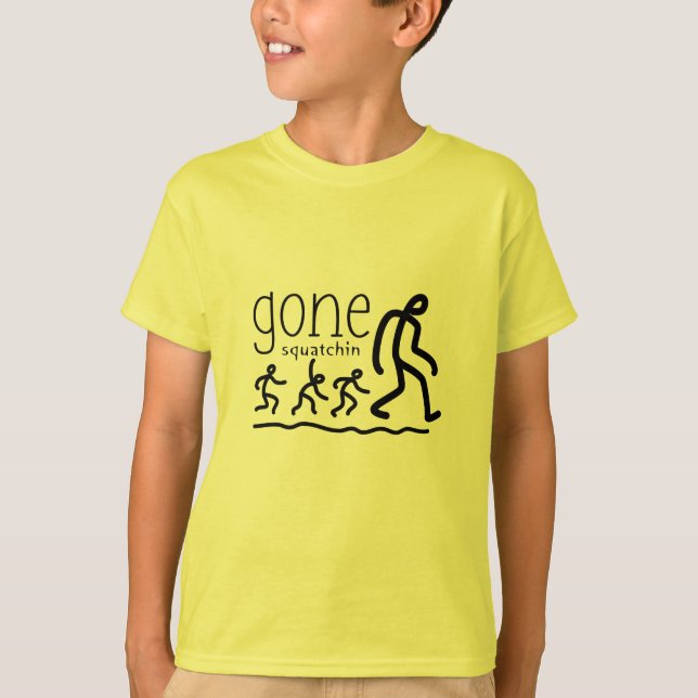 T-shirt Dessin de Squatchin (Devant)