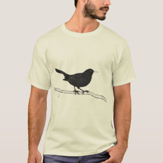T-shirt dessin de stylo Blackbird
