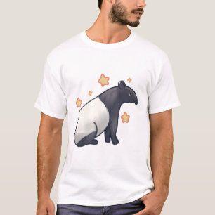 T-shirt Dessin de Tapir malaisien mignon