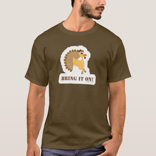 T-shirt Dessin de Thanksgiving Dessin de Turquie Deto Art (Devant)