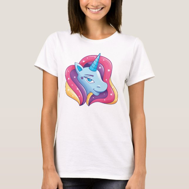 T-shirt Dessin de Unicorne (Devant)