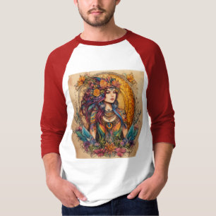 T-shirt Dessin d'encre de l'esprit mystique - tatouage vib