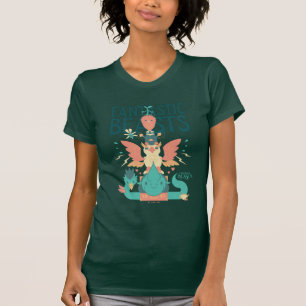 T-shirt Dessin Des Bêtes Fantastiques Émergent De Suitcase