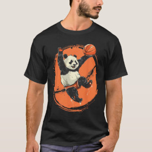T-shirt Dessin d'ours Panda squelette Animal Art Amateur d