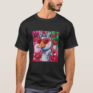 T-shirt Dessin drôle de coeur mignon de la Saint-Valentin
