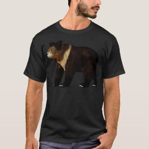 T-shirt Dessin d'un ours bleu tibétain