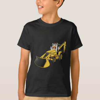 T-shirt Dessin en dorsale jaune