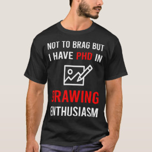 T-shirt Dessin enthousiaste