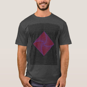 T-shirt dessin géométrique
