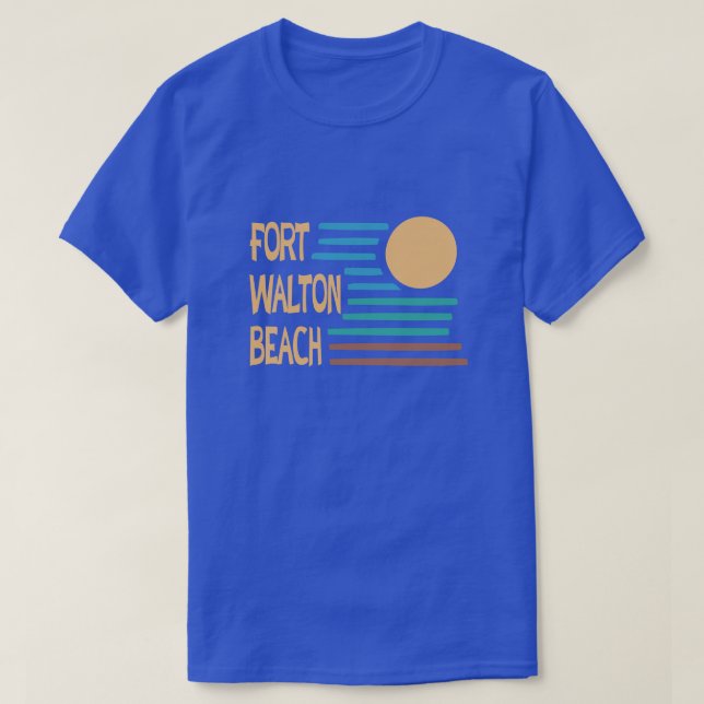 T-shirt Dessin géométrique de Fort Walton Beach (Design devant)