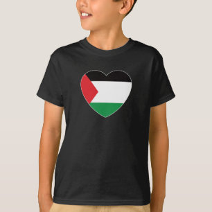T-shirt dessin graphique du pavillon de palestine mignon