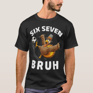 T-shirt Dessin humoristique de soccer turc 67 Six Seven Dr