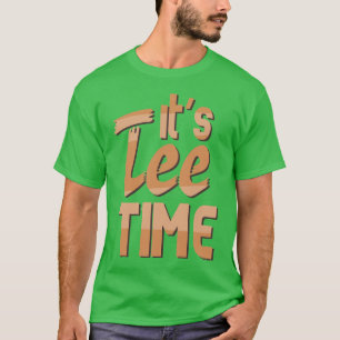 T-shirt Dessin "It's Tee time" Golf