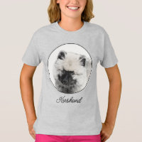 Dessin Keeshond Chiot - Joli dessin original Chien